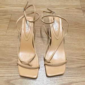 SODA tan sandals